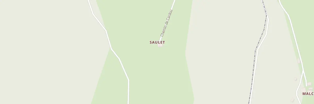 Plan du 5018 Saulet à Bourlens
