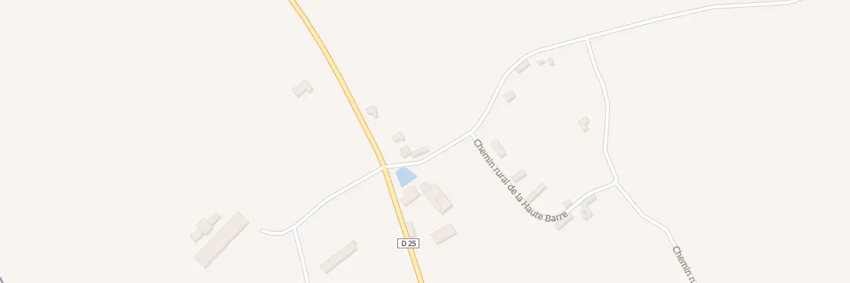 Plan du 14 La Haute Barre à La Mancelière