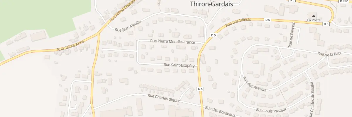 Plan du 50 Rue Saint Exupéry à Thiron-Gardais