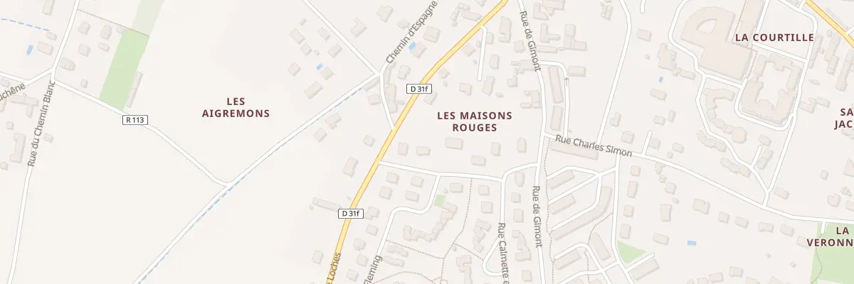Plan du 4 Rue des Maisons Rouges à Bléré