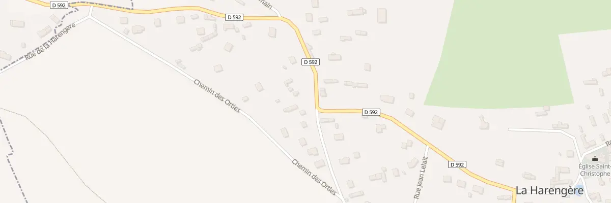 Plan du 12 Rue de la Croix à La Harengère
