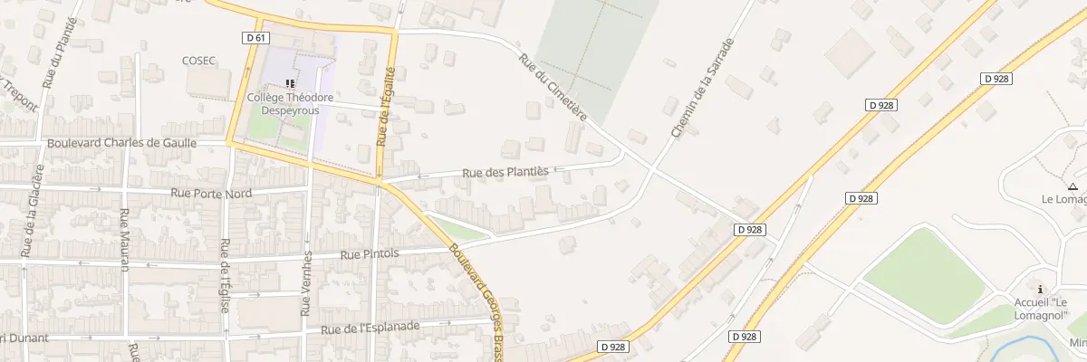 Plan du 11 Rue des Plantiès à Beaumont-de-Lomagne