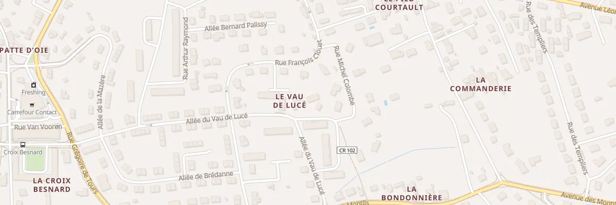 Plan du 8 Rue Michel Colombe à Amboise