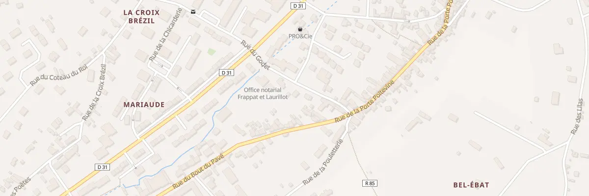 Plan du 9 Rue du Godet à Loches