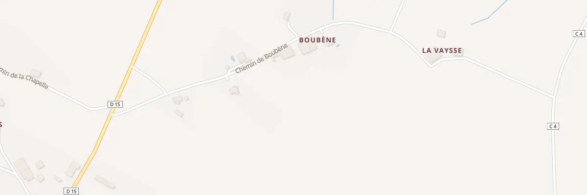 Plan du 5018 Boubene à Saint-Arroumex