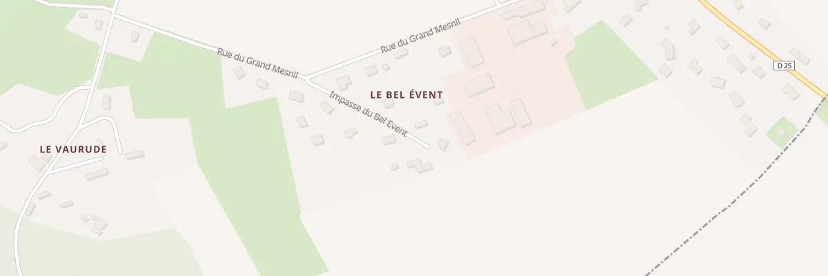 Plan du 1 Imp du Bel Event à Belleville-en-Caux