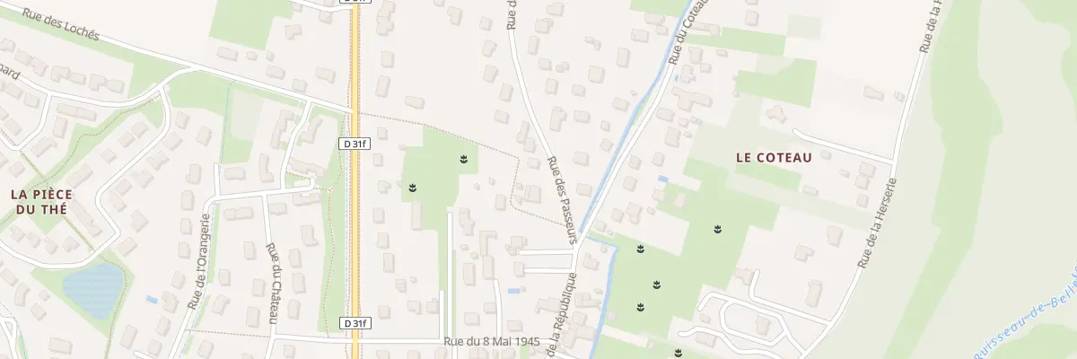 Plan du 4 Rue des Passeurs à La Croix-en-Touraine