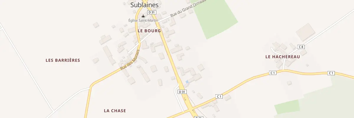 Plan du 17 Rue de Loches à Sublaines