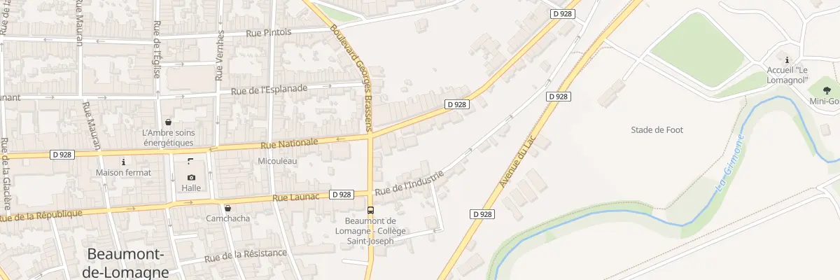Plan du 23 Rue Mal Foch à Beaumont-de-Lomagne