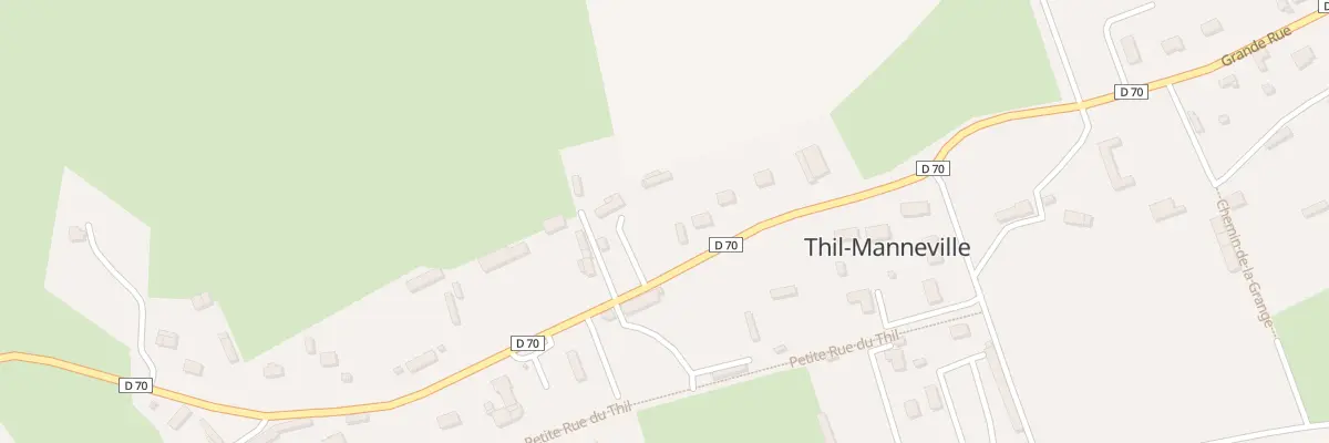 Plan du 12 Rue des Canadiens à Thil-Manneville