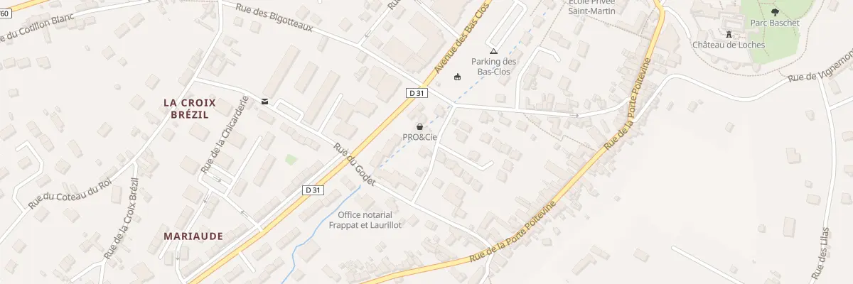 Plan du 4 Rue du Doc Pierre Bretonneau à Loches