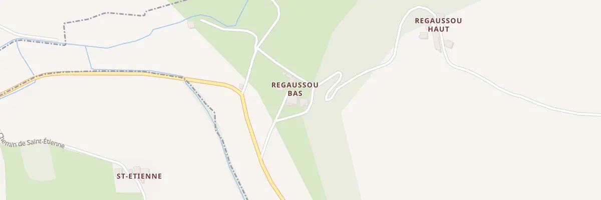 Plan du 5215 Regaussou Bas à Touffailles