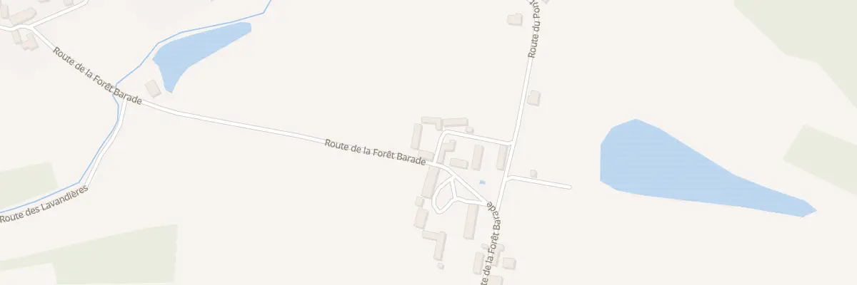Plan du 507 Rte de la Forêt Barade à Fossemagne