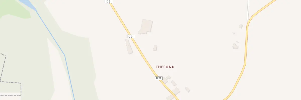 Plan du 3 Thefond à Gorre