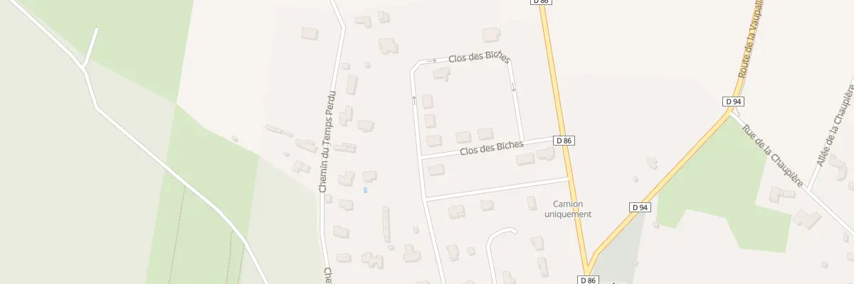 Plan du 15B Clos des Biches à Montigny