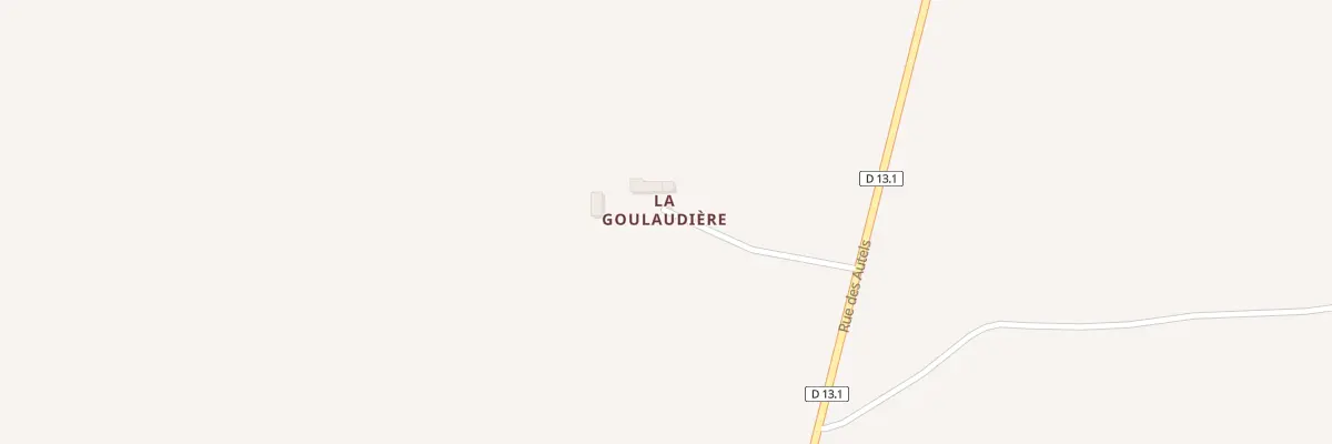 Plan du 494 La Goulaudiere à La Bazoche-Gouet