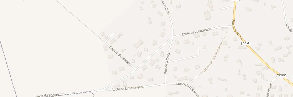 Plan du 12 Rte de Fouqueville à La Harengère