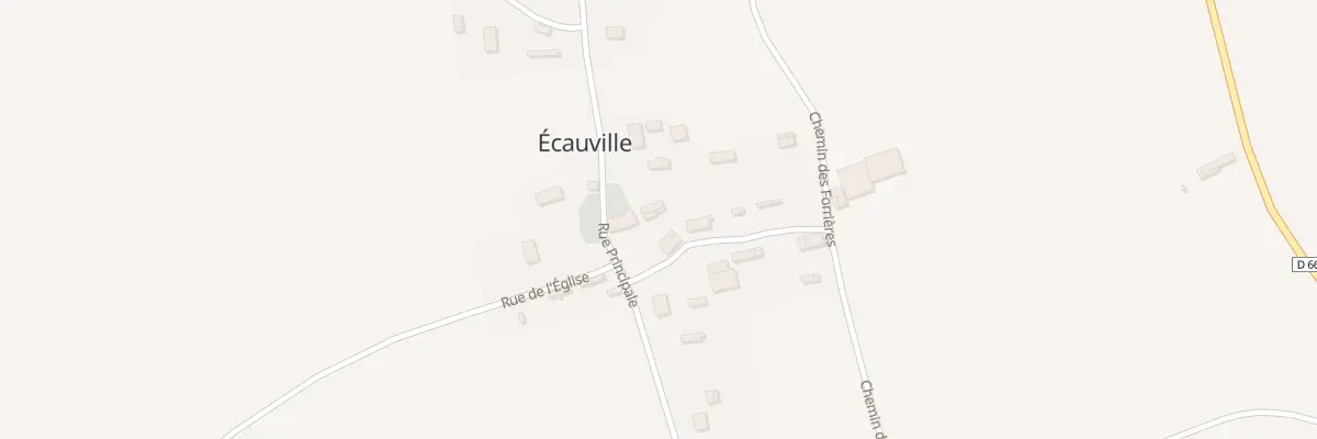 Plan du 23 Rue Principale à Écauville