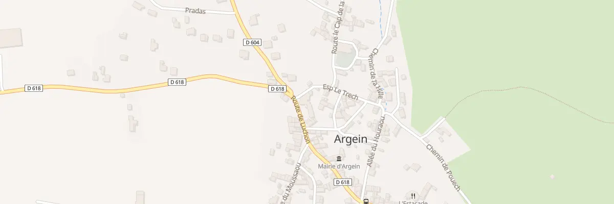 Plan du 42 Rte de Luchon à Argein