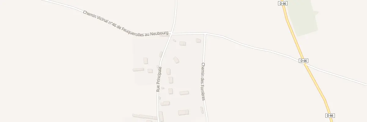 Plan du 51 Rue Principale à Écauville