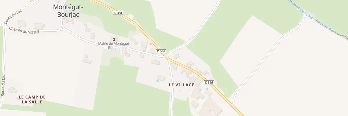 Plan du 5001 Le Prat Bediau à Montégut-Bourjac