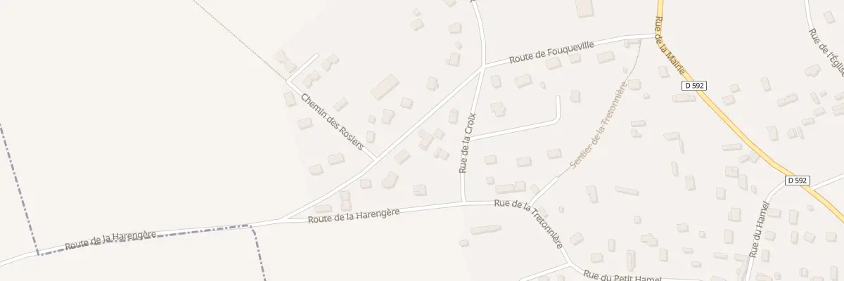 Plan du 15 Rte de Fouqueville à La Harengère