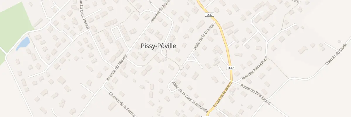 Plan du 12 All de la Grange à Pissy-Pôville