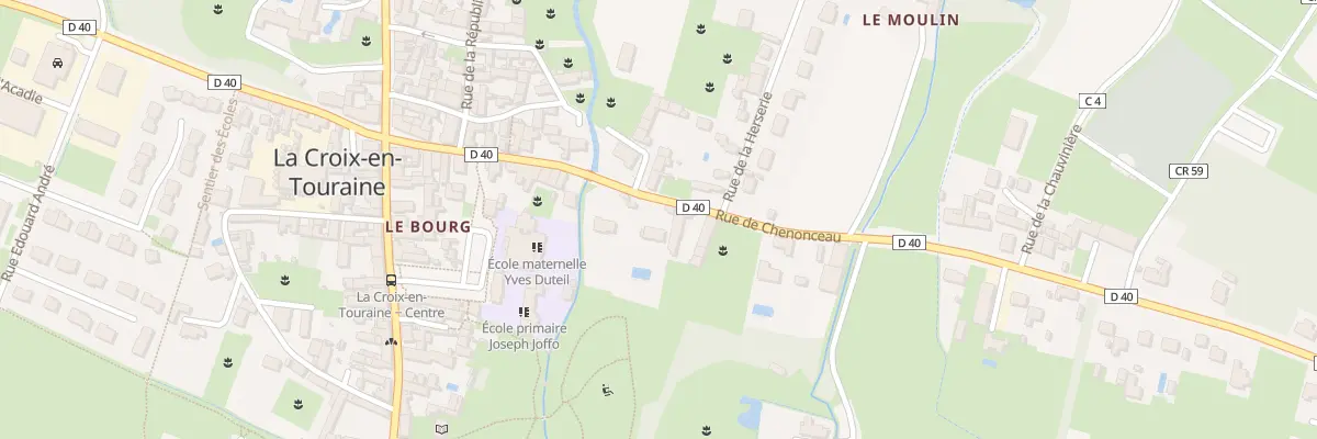 Plan du 22B Rue de Chenonceaux à La Croix-en-Touraine