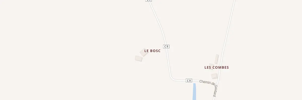 Plan du 1341 Che de Goutard à Caumont
