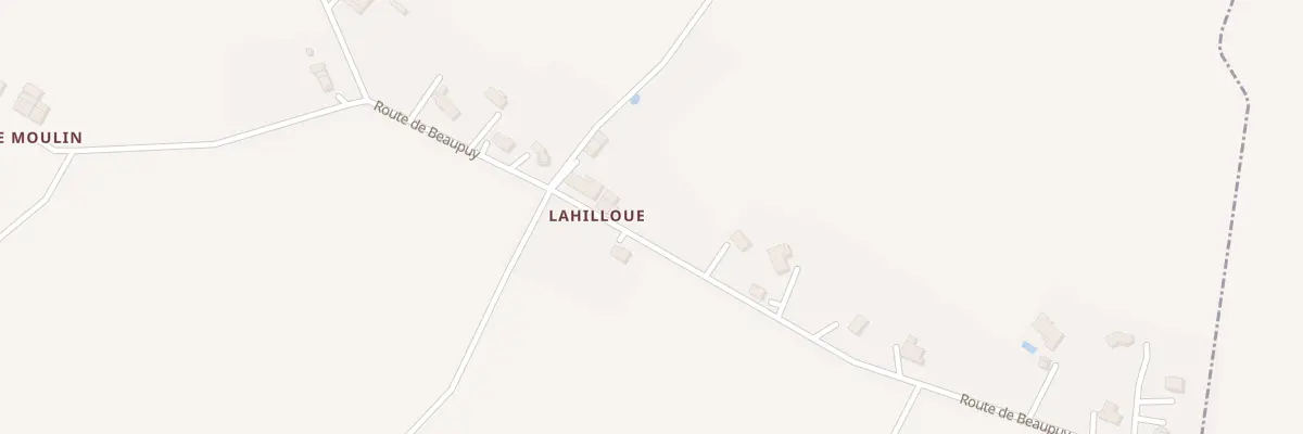 Plan du 1221 A Lahilloue à Roquelaure-Saint-Aubin