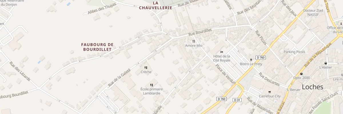 Plan du 5 Rue de la Gaité à Loches