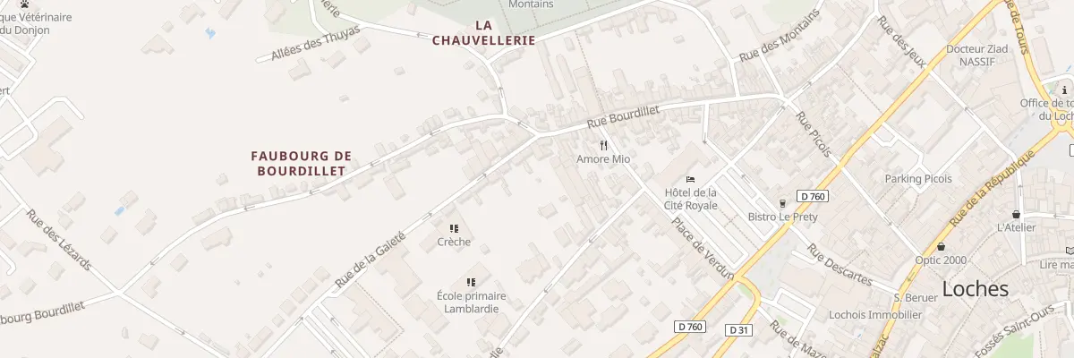 Plan du 3 Rue de la Gaité à Loches
