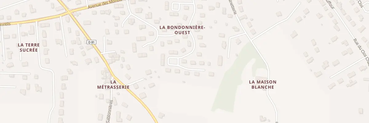 Plan du 23 All des Maisons Blanches à Amboise