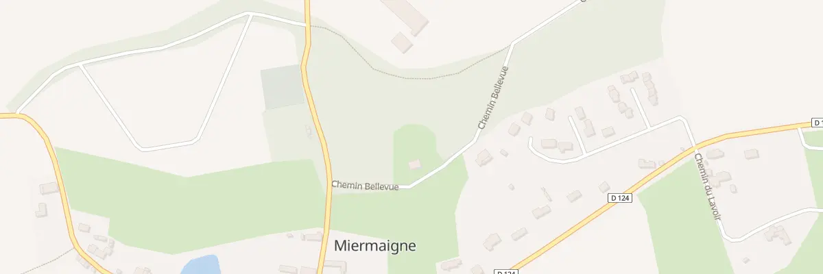Plan du 1 Che de Bellevue à Miermaigne