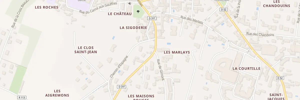 Plan du 47 Rue de Loches à Bléré