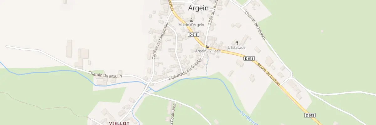Plan du 10 Esp du Gravier à Argein