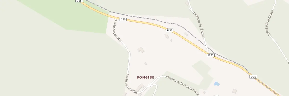 Plan du 515 Fongibe à Campagne