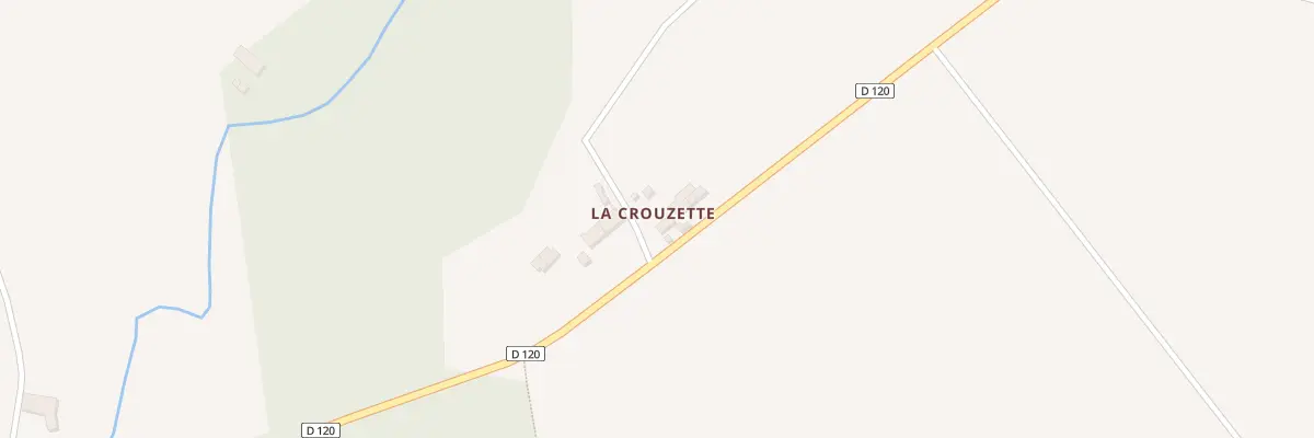Plan du 9 La Crouzette à Journet