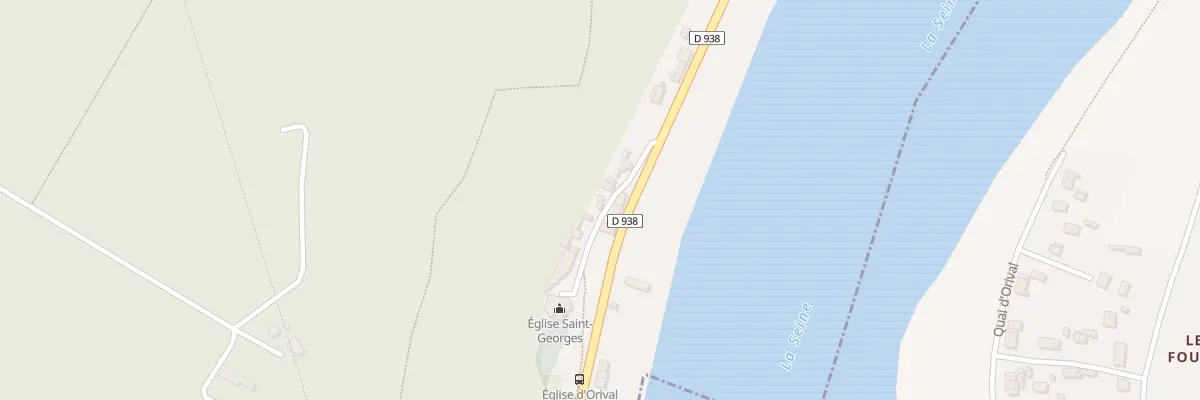 Plan du 4 Cote de l’Eglise à Orival