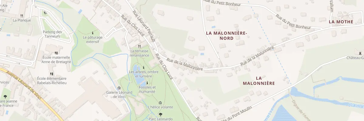 Plan du 7 Rue de la Malonnière à Amboise