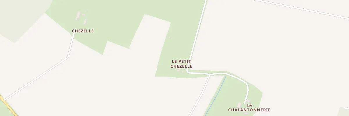 Plan du 437 Le Petit Chezelle à Bossay-sur-Claise