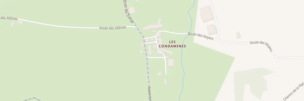 Plan du 80 Les Condamines à Saint-Germain-des-Prés