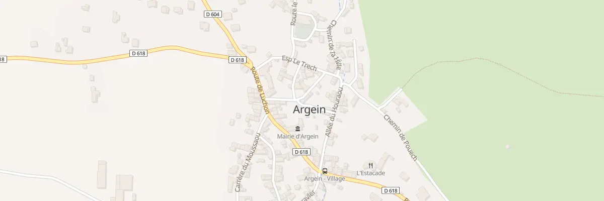 Plan du 4 Che Carre du Tuculet à Argein