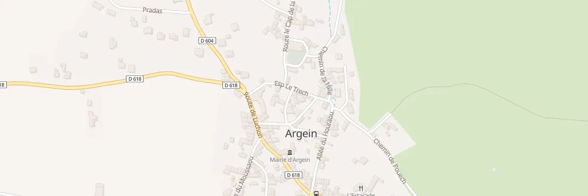 Plan du 3C Che Carre du Tuculet à Argein