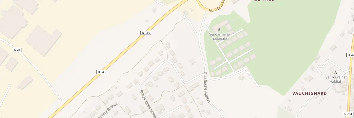 Plan du 31 Rue Jacques Marie Rougé à Loches