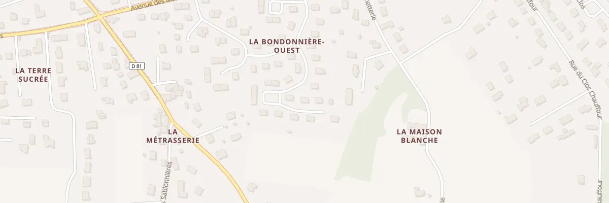 Plan du 21 All des Maisons Blanches à Amboise
