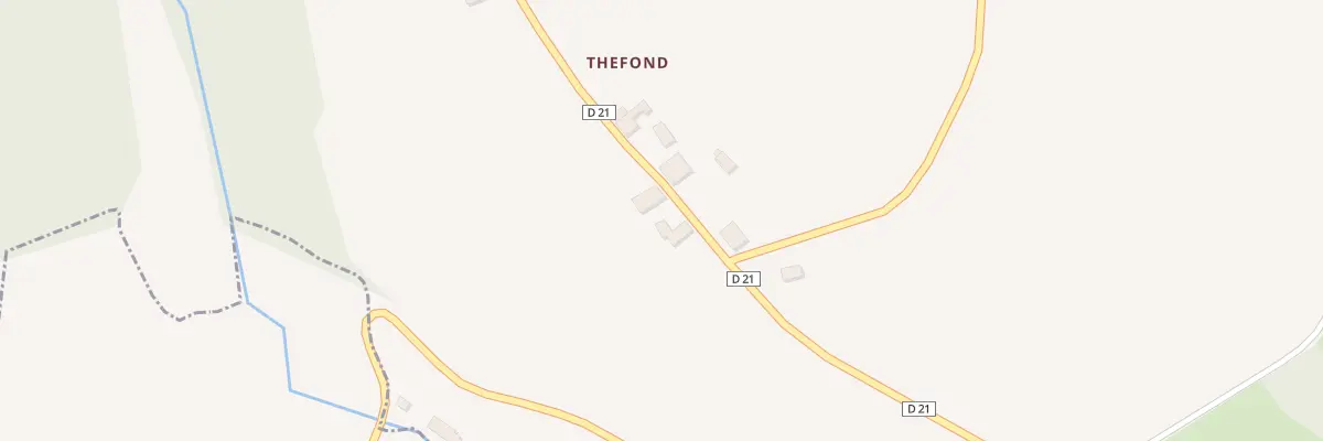 Plan du 8 Thefond à Gorre