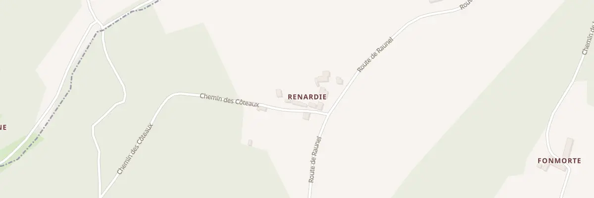 Plan du 55 Renardie à Monplaisant