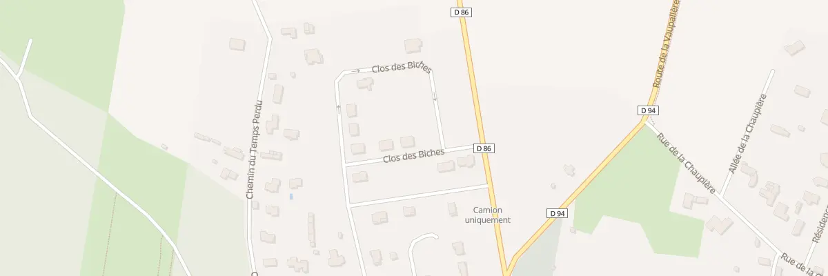 Plan du 14A Clos des Biches à Montigny