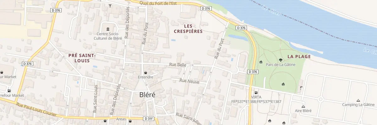 Plan du 8B Rue Belle à Bléré